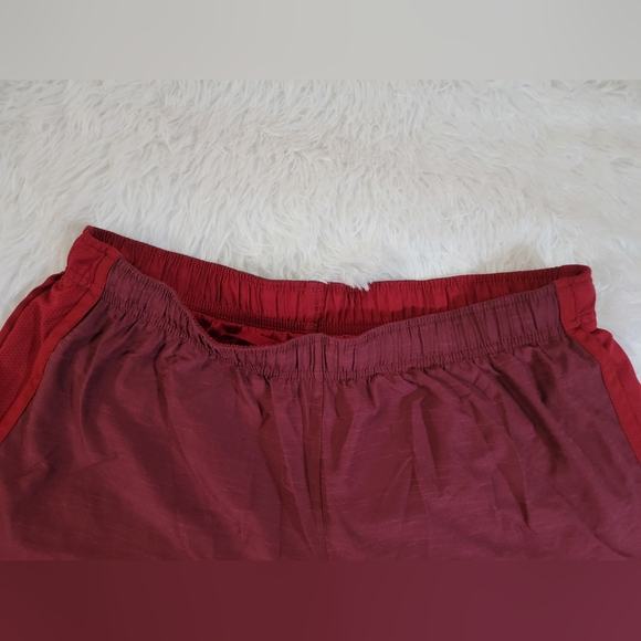 Nike Women's Burgundy Athletic Shorts - Picture 3 of 8